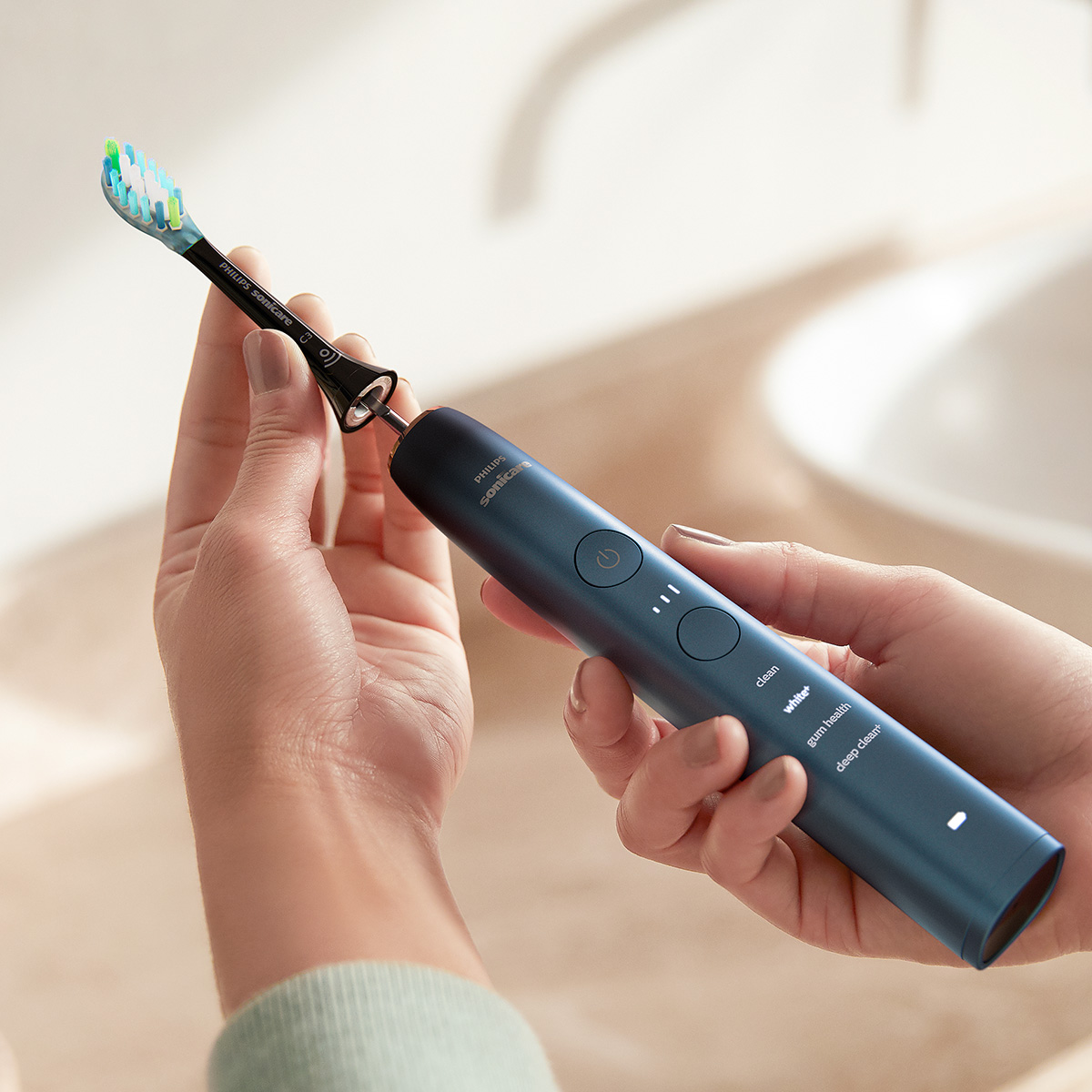 필립스 소닉케어 다이아몬드클린 9000 스페셜 에디션 아쿠아마린 HX9911/96+올인원 칫솔모 1P 증정
