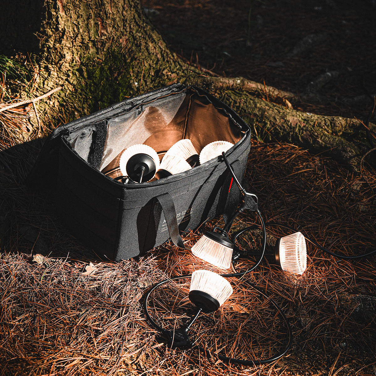 카고컨테이너 샤인 스트링 라이트 7 캠핑 파티 감성 전구 차박 LED 줄 조명 오징어등