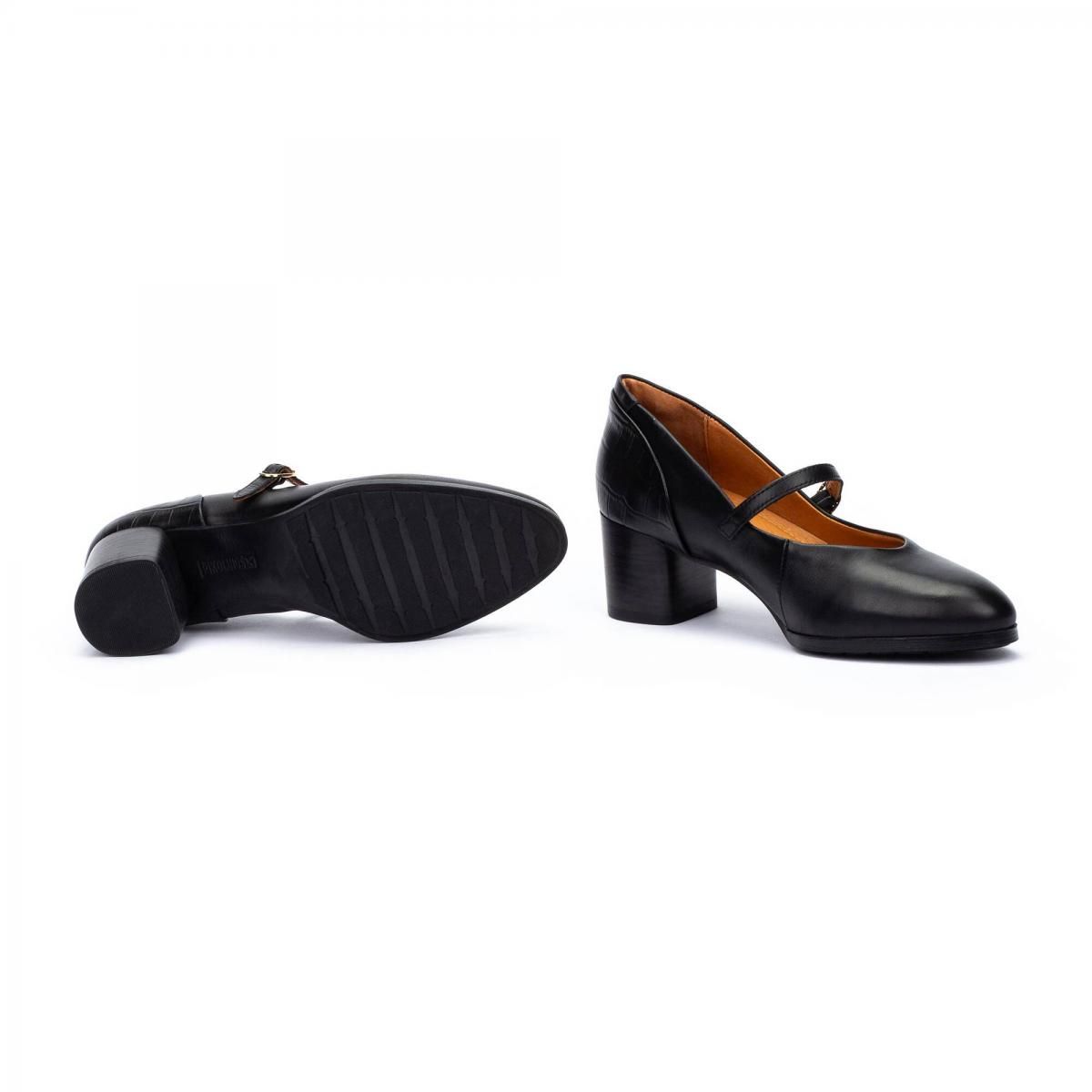 피콜리노스 블랙 클래식 메리제인 힐 슈즈 CALAFAT W1Z-5656C1 BLACK - 상세 이미지 5