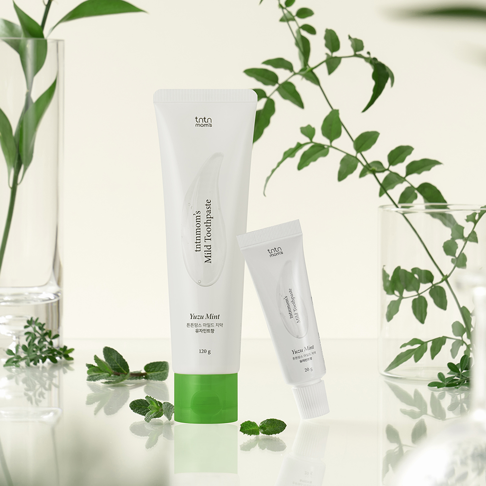 튼튼맘스 무불소 순한 비건 임산부치약 (유자민트향) 120g - 상세 이미지 5