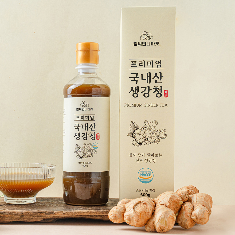 맵지않은 수제 생강청  생강차 김씨언니마켓 600g, 1개 - 상품 이미지