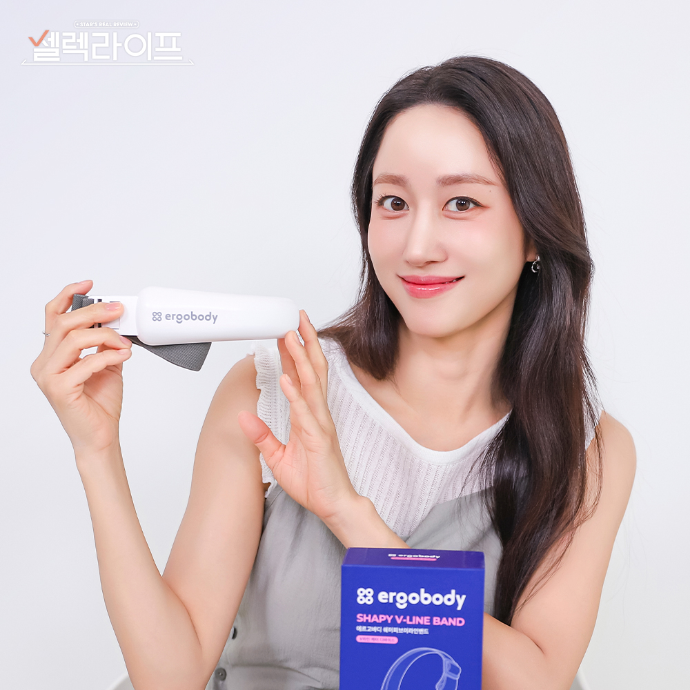 [1+1] 에르고바디 쉐이피EMS브이라인밴드 V라인 얼굴 마사지기 이중턱 리프팅밴드 붓기 턱선 기구 - 상세 이미지 4