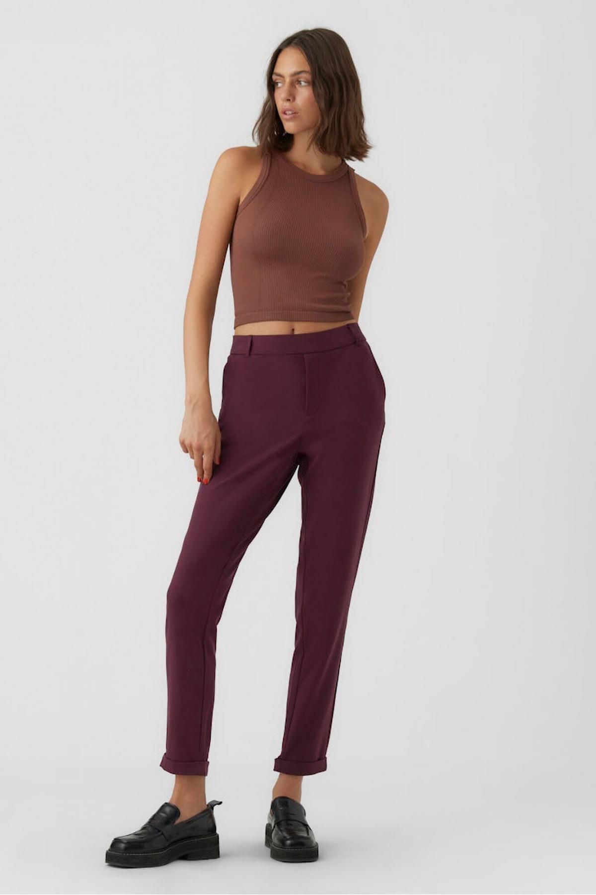 베로모다 엘라스틱 스트레이트핏 팬츠 6398259 MORADO - 상세 이미지 2