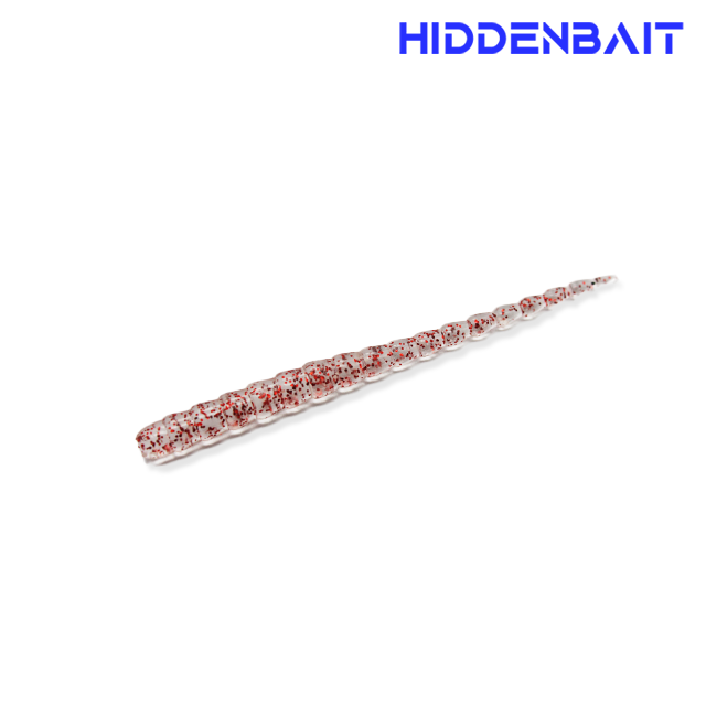 히든베이트 아징비드 아징웜 전갱이웜 볼락 소프트베이트 HR016 RED FLAKE, 6.5cm(2.5inch) - 상품 이미지