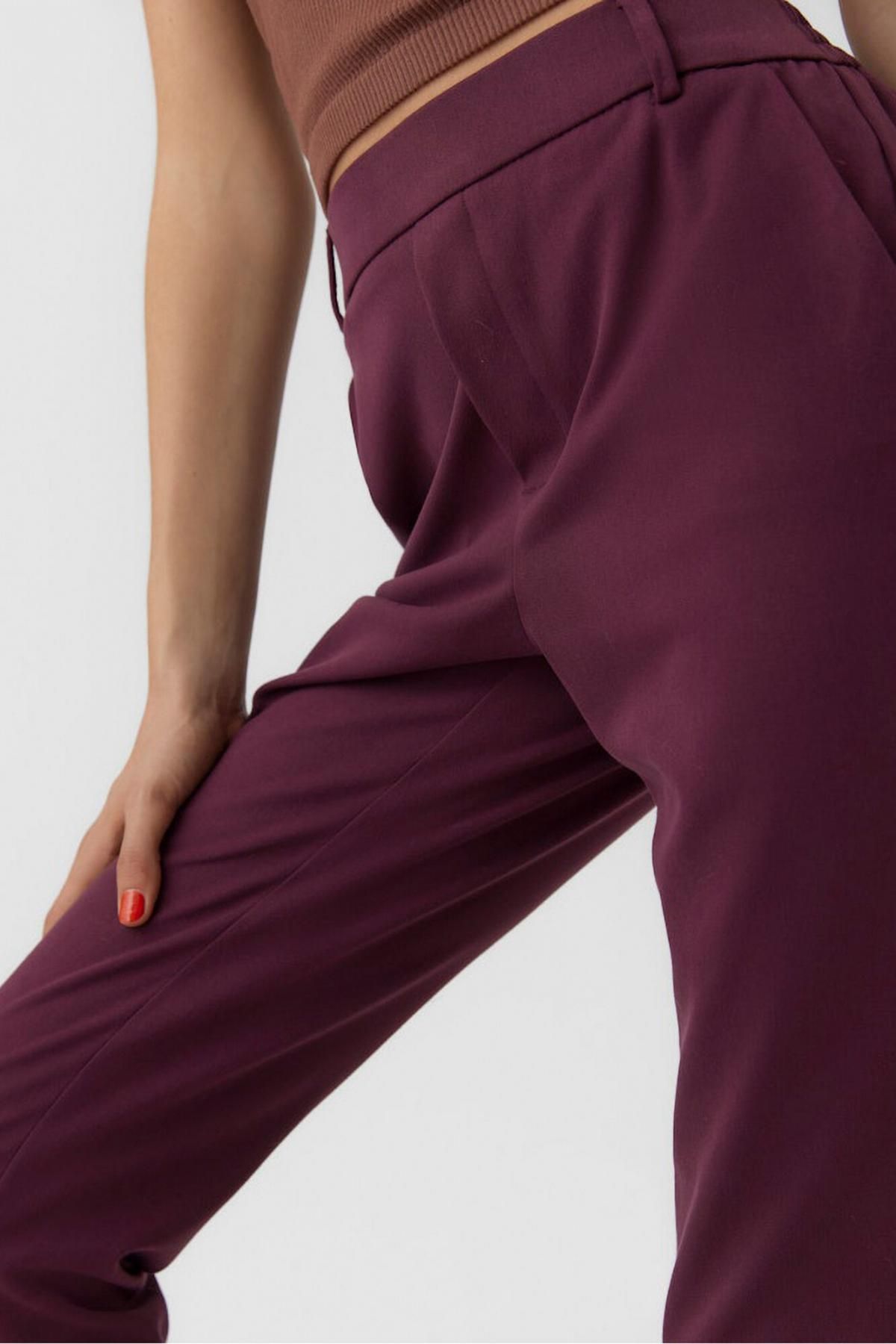 베로모다 엘라스틱 스트레이트핏 팬츠 6398259 MORADO - 상세 이미지 3