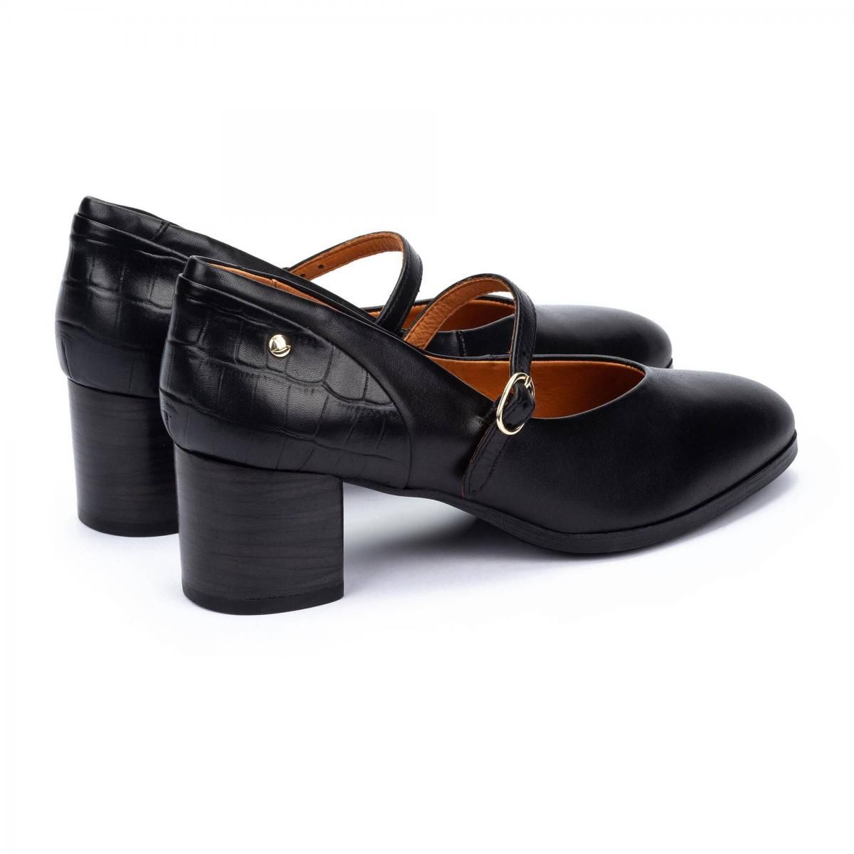 피콜리노스 블랙 클래식 메리제인 힐 슈즈 CALAFAT W1Z-5656C1 BLACK - 상세 이미지 4