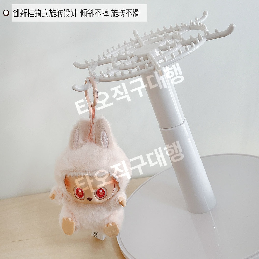 라부부케이스 악세사리 보관 키링 투명 인형 보호케이스 아크릴 보관함 커버 - 상세 이미지 4