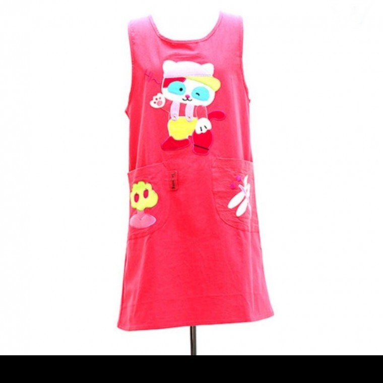 똘이 앞치마 핑크색 귀여운앞치마 작업앞치마 가정용앞치마