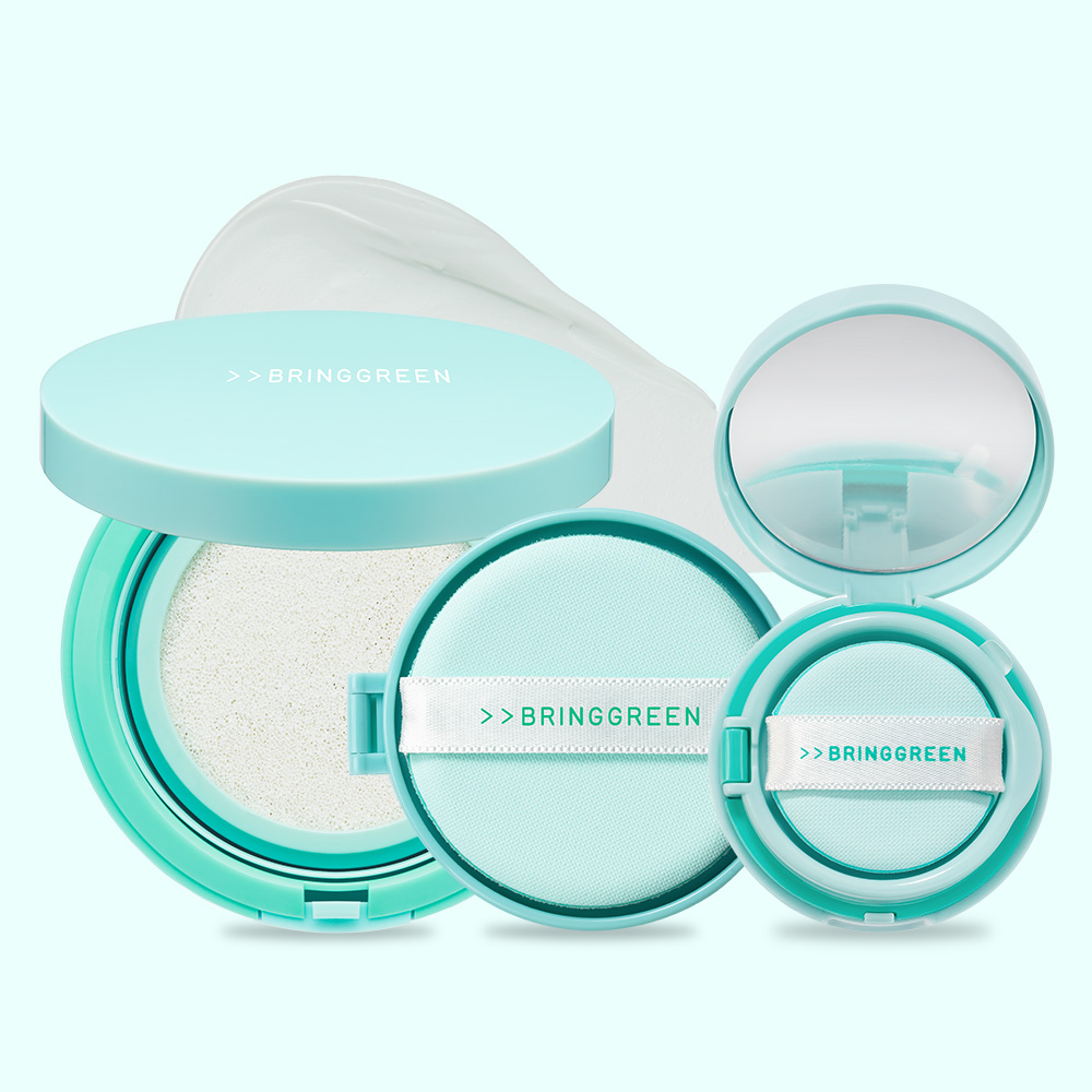 브링그린 티트리 시카 톤업 선쿠션 15g 1+1 / SPF50+ PA++++