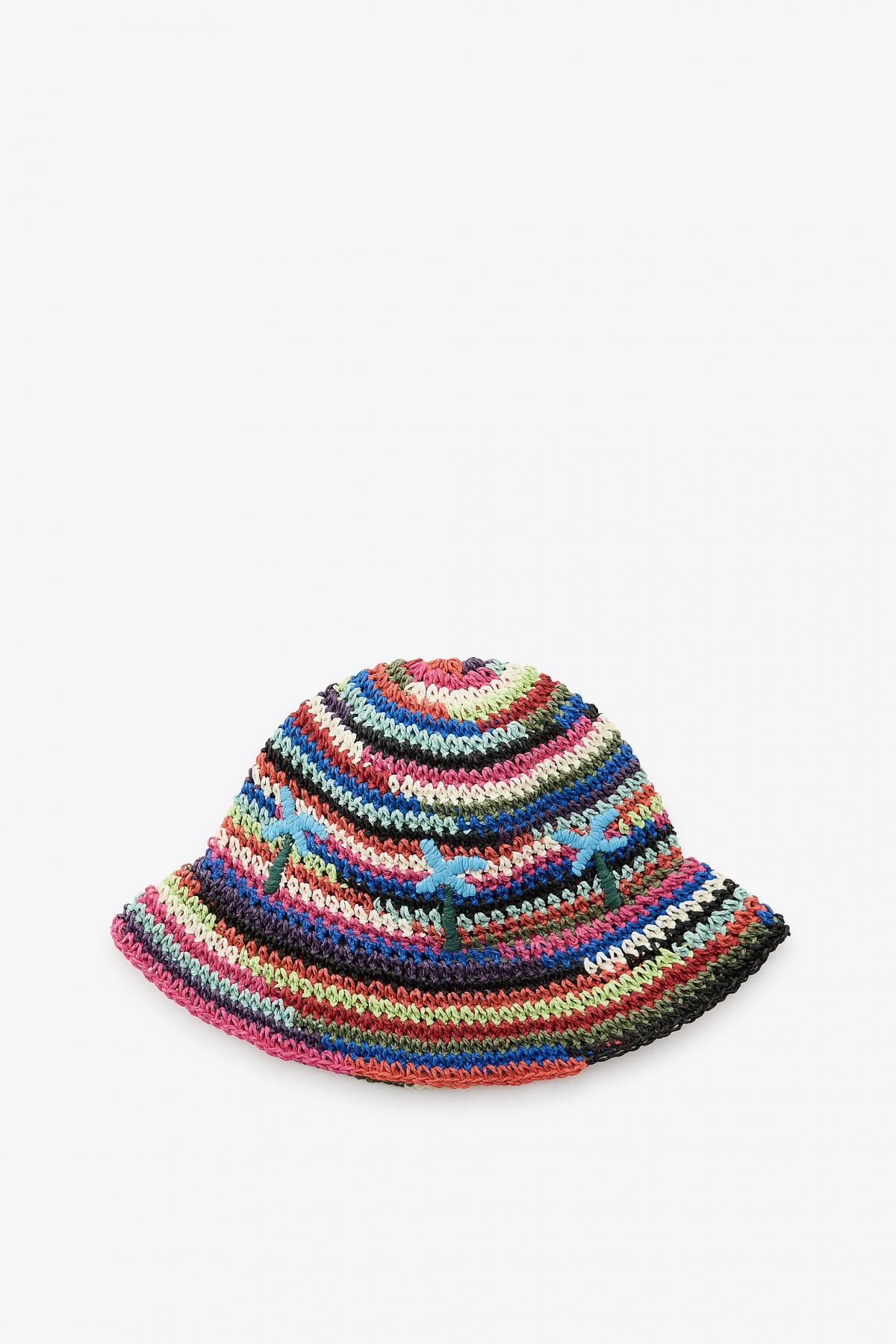 자라 멀티컬러 브레이드 버킷햇 3920/749 MULTICOLOURED - 메인 이미지