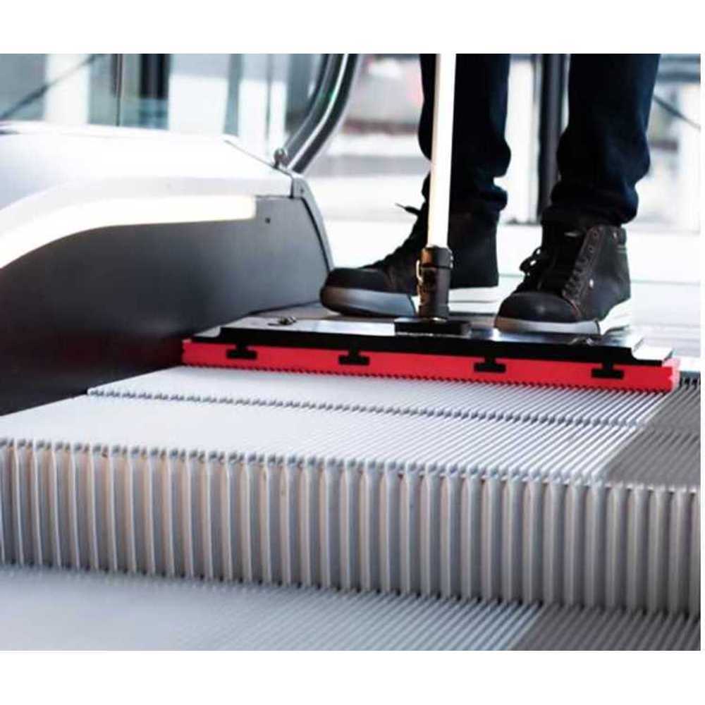 청소 솔 에스컬레이터 전동 쇼핑몰 공항 특수 브러쉬 60cm V자 - 상품 이미지