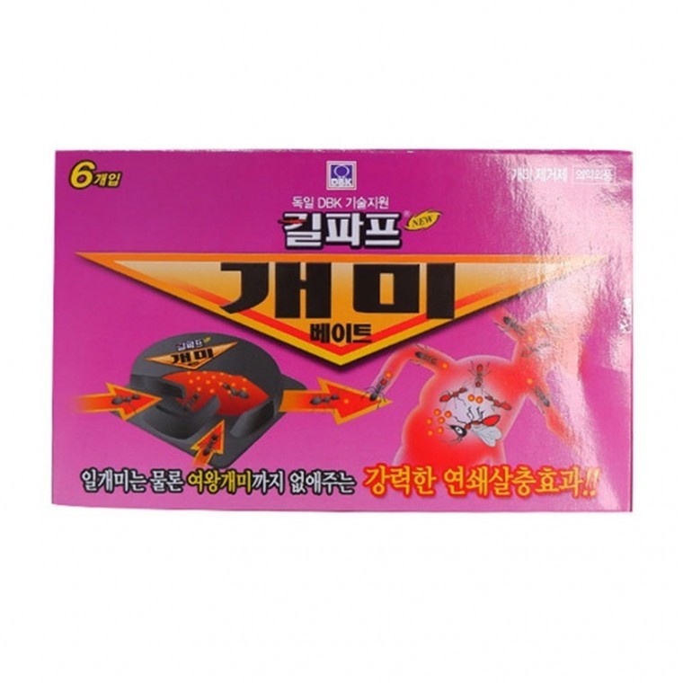 킬파프 개미 베이트 1.5g x 6P 가정용 업소용 주방 - 상품 이미지