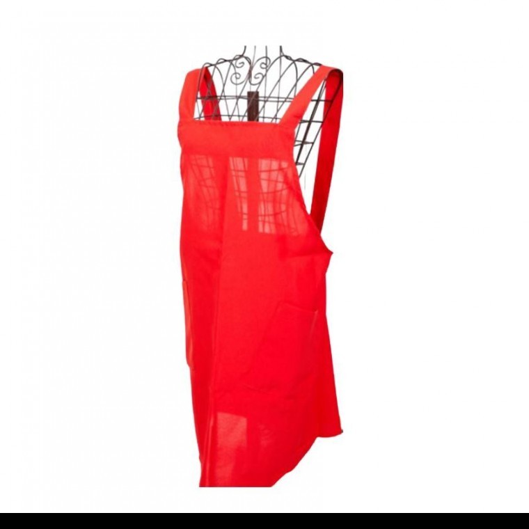 무지 엑스자 앞치마 레드 작업앞치마 주방앞치마 설거지앞치마