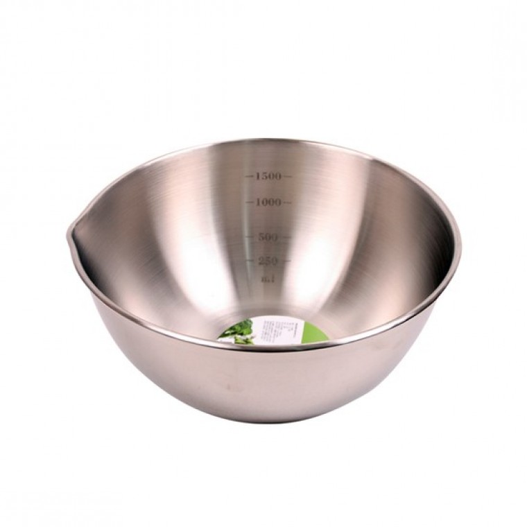 계량믹싱볼 소 1500ml 셀러드볼 양푼이 다용도볼 - 메인 이미지
