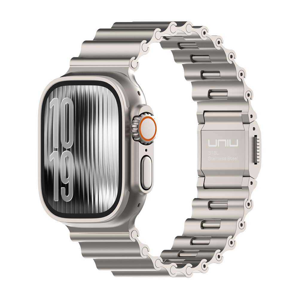 UNIU 유니유 오션 마그네틱 슬라이드 애플워치 티타늄 스트랩 (울트라 3 호환)