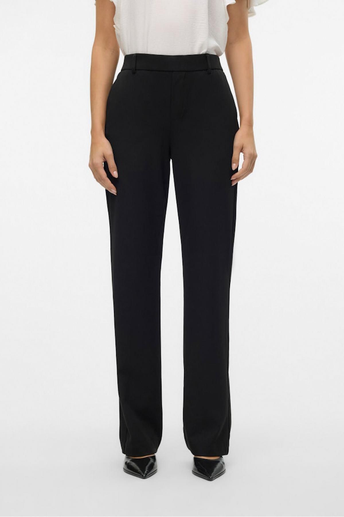 베로모다 스트레이트 웨이스트밴드 팬츠 6398262 NEGRO - 상품 이미지