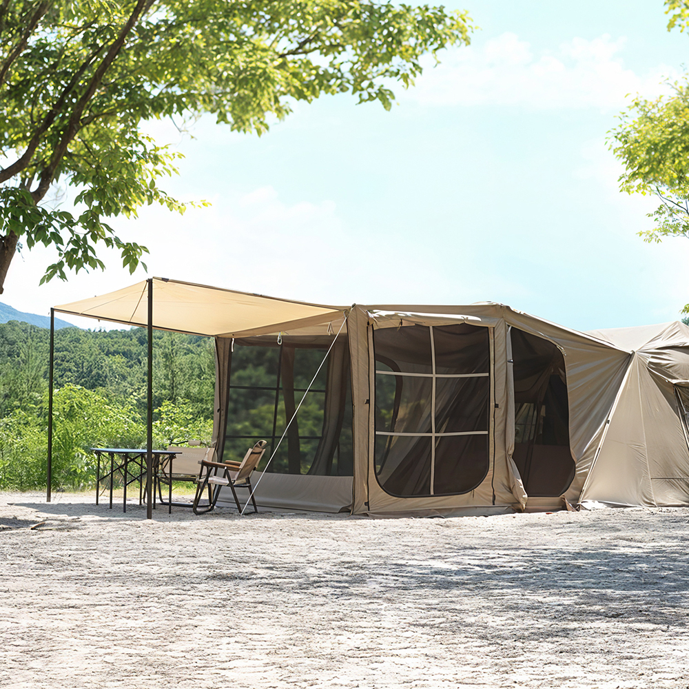 [풀오픈/하프오픈전용] 힐하우스 그늘막 원터치 텐트 확장형 전실