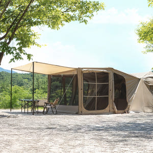 [풀오픈/하프오픈전용] 힐하우스 그늘막 원터치 텐트 확장형 전실 운동러 솔직 후기 | 실사용 리뷰 - 상품 이미지 1