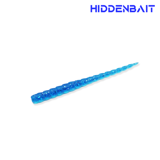 히든베이트 아징비드 아징웜 전갱이웜 볼락 소프트베이트 HR017 BLUE FLAKE, 6.5cm(2.5inch) - 상세 이미지 2