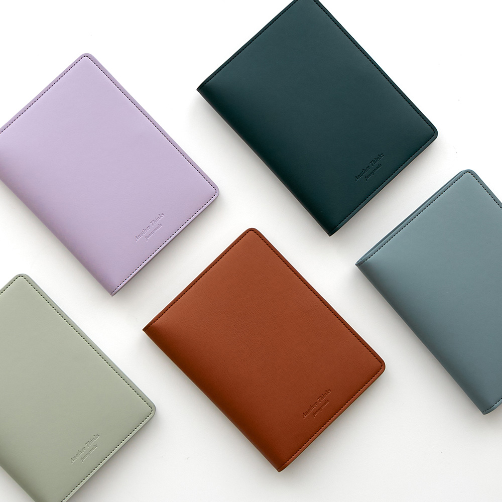 여권케이스 각인 여권 3개수납 여행 지갑 커버 RFID차단 안티스키밍 해킹방지