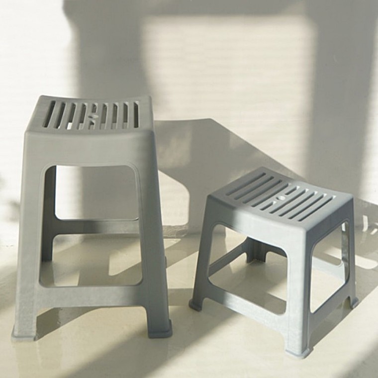 올데이 간이의자 중 그레이 플라스틱의자 샤워의자 목욕의자