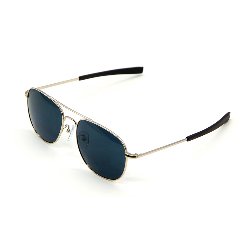 조종사용 편광 사각 선글라스(골드) - Pilot Polarized Square Sunglasses - 메인 이미지