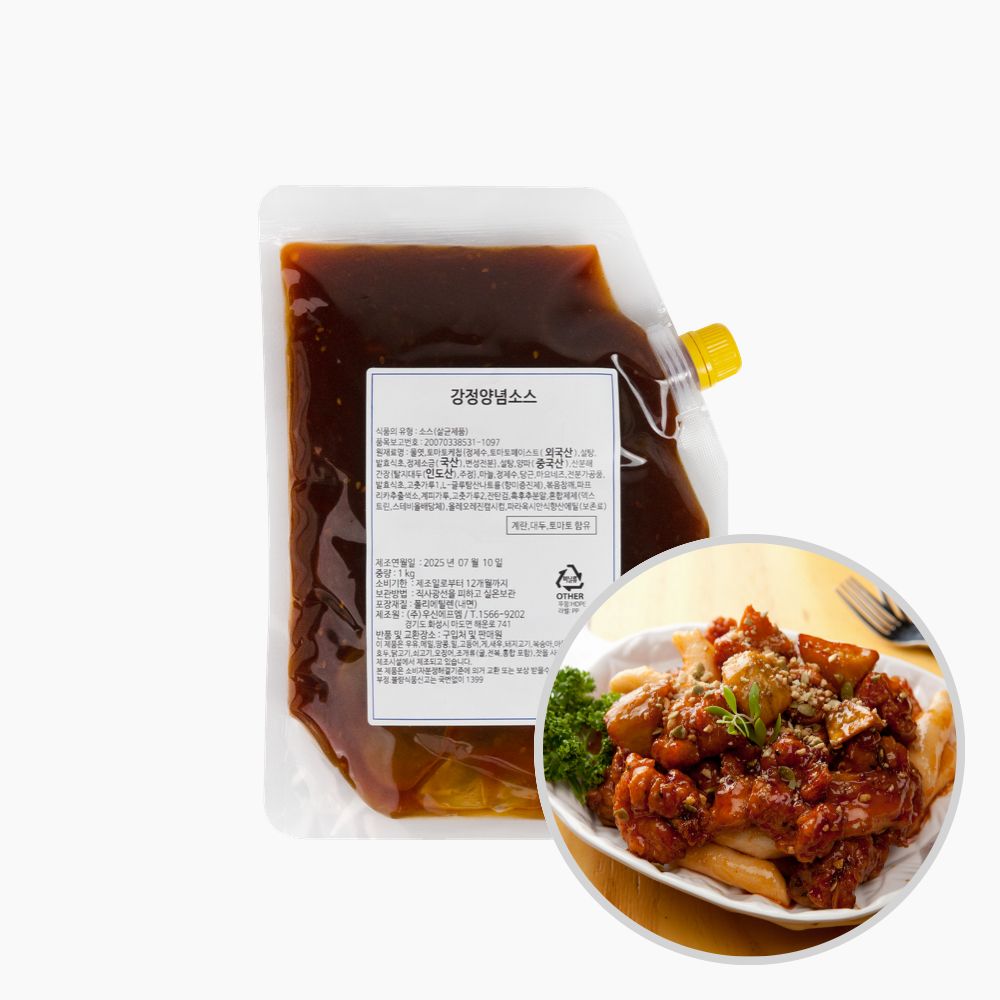 맛붐 닭강정 소스 1kg 강정양념소스 - 메인 이미지