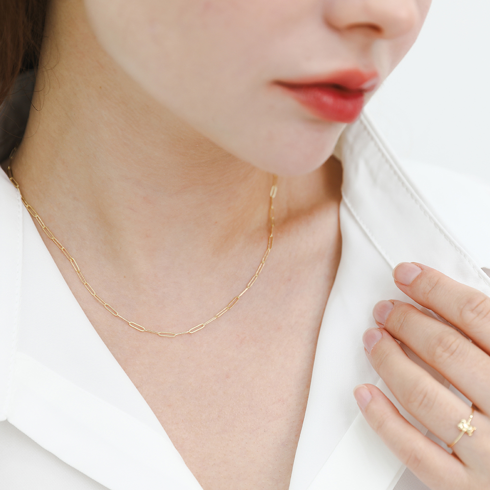 14k 뱅글 목걸이 연장줄 민자 클립 14케이 목걸이 금은방 목걸이 이미지 6