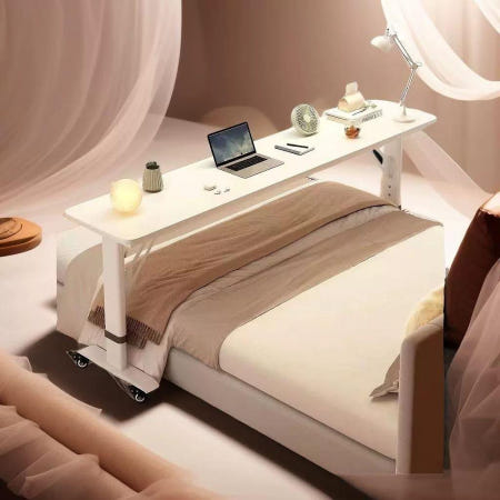 이동식 침대 책상 간이 노트북 탁자 높이조절 리프팅 높낮이조절 협탁 사이드