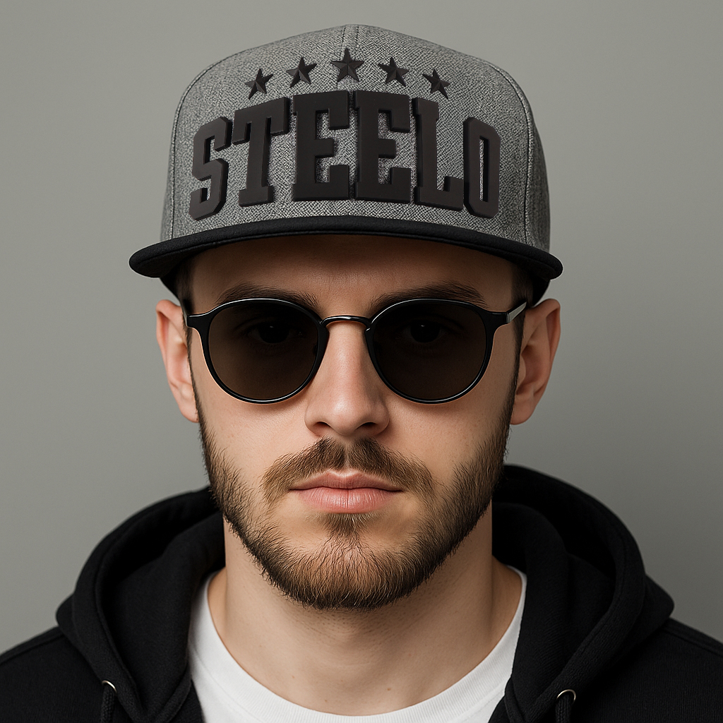 STEELO 3D 레터링 스냅백 남자 캠프캡 힙합모자 일자챙모자 snapback - 상세 이미지 4