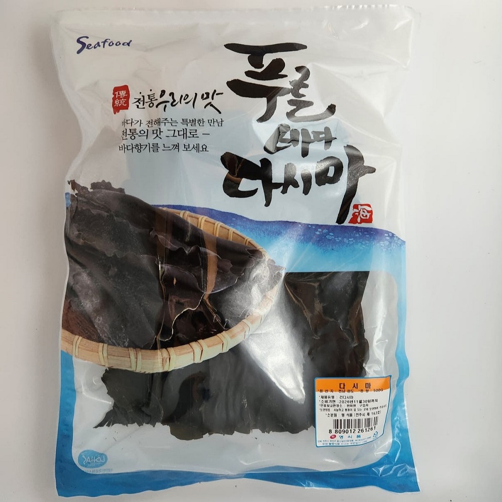 명식품본사 다시마 대포장 깨끗하고 맑은 국물 가정 업소 식당식자재 도매가 500g, 10개