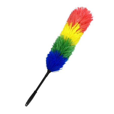 무지개 먼지떨이 스틱형 특대형 레인보우 컬러 정전기 더스터