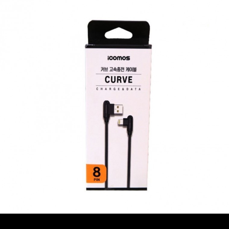 커브 고속충전 케이블 8타입CC-CURVE 8 핸드폰 차량용 휴대 - 메인 이미지