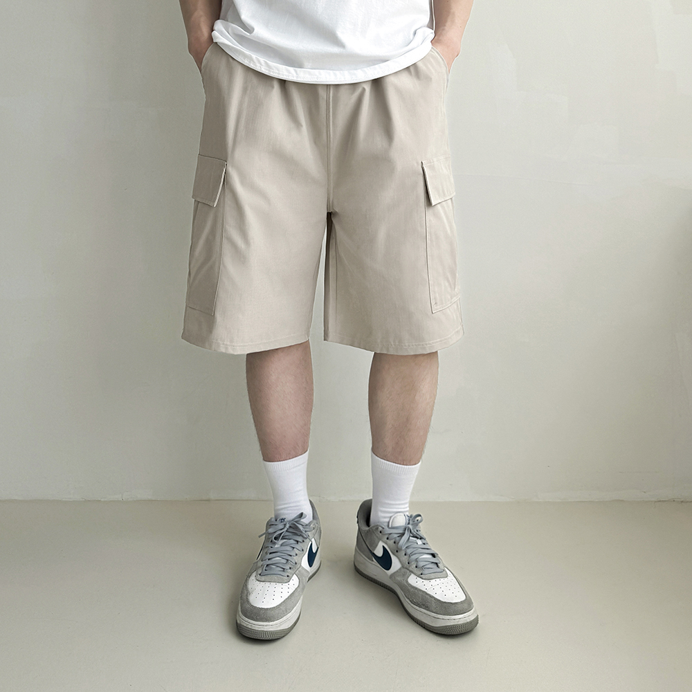 1+1 카고반바지 남자버뮤다팬츠 나일론반바지 이미지 2