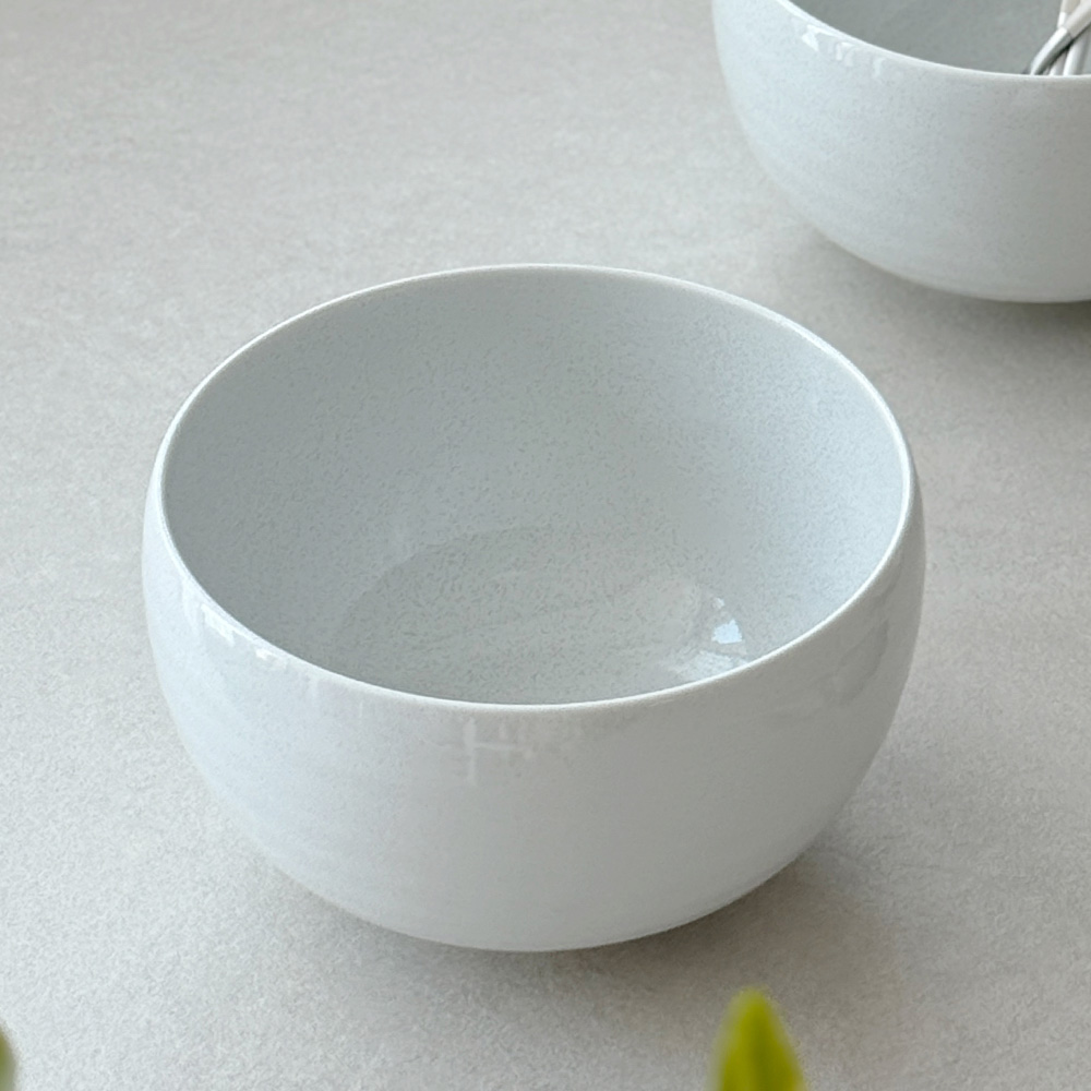 [1+1] 니코트 르블랑 달항아리 둥근 면기 온면기 탕기 떡국그릇 MADE IN JAPAN - 상세 이미지 5