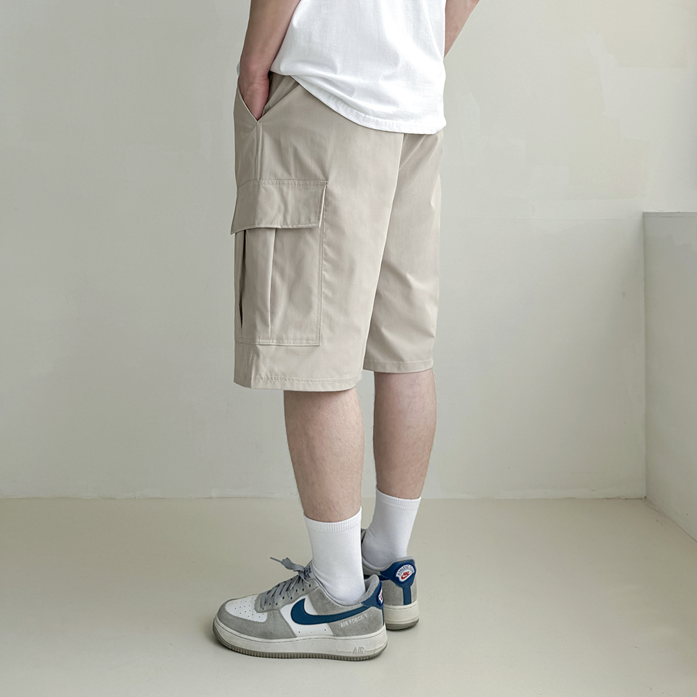 1+1 카고반바지 남자버뮤다팬츠 나일론반바지 이미지 3
