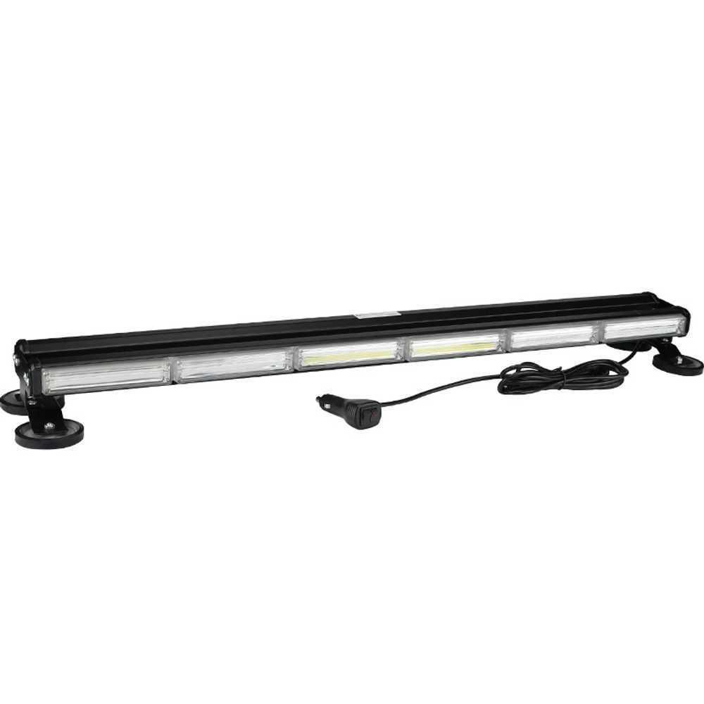 차량경광등 싸이키 LED 경광등 흡입 비상등 조명 A. 6절 단면 90cm 빨강파랑 1개 - 상품 이미지