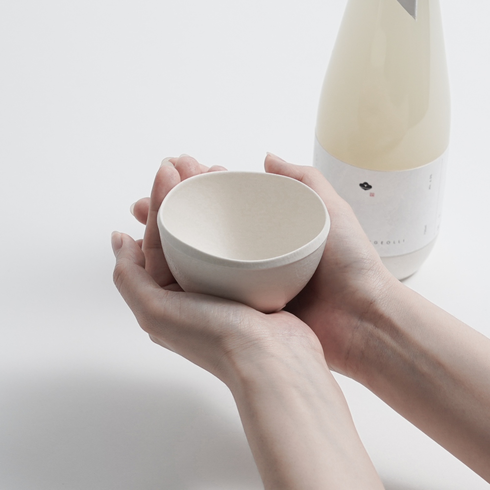 이도도자기 순 막걸리잔 세트 2P (2 colors) 집들이 신혼 커플선물