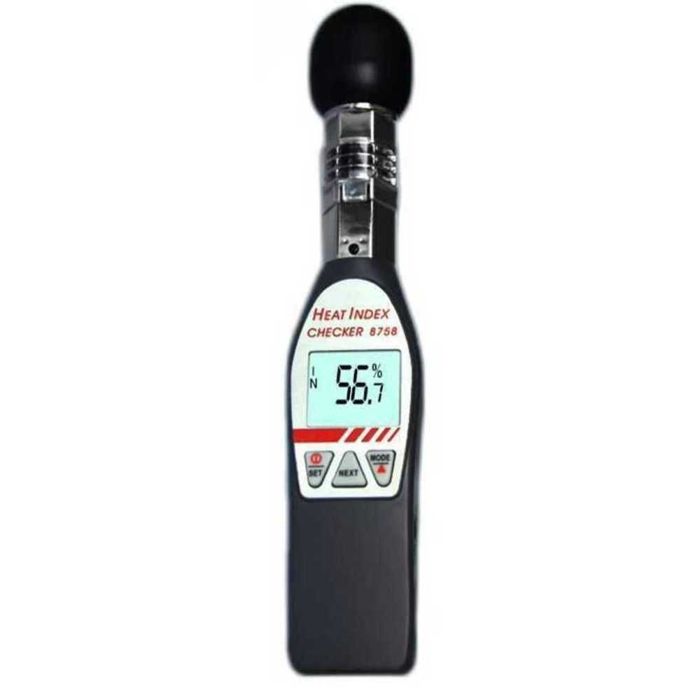 wbgt측정기 열응력 습구흑구 습도 더위지수 A. AZ8758 블랙 글로브 온도WBGT 지 - 상품 이미지