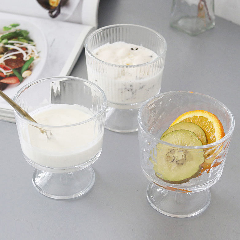 베이직 유리 아이스크림 요거트 컵 아포가토잔 300ml - 상품 이미지