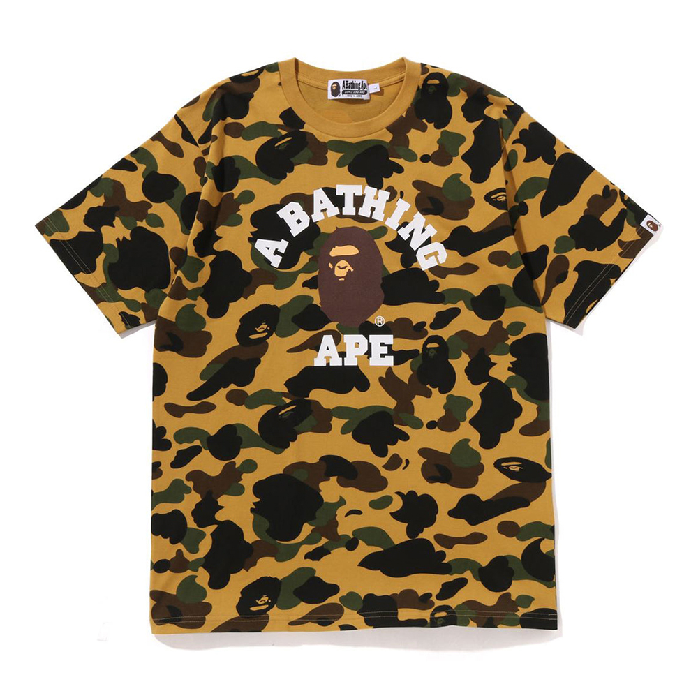 베이프 반팔티 1ST CAMO COLLEGE TEE 1L80-109-008 - 상세 이미지 3
