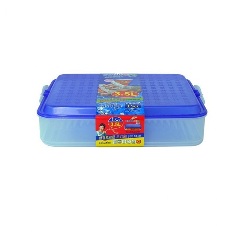 쿨라라 직사각 밀폐용기 15호 3.5L 반찬통 냉장고정리통 파보관통 - 상품 이미지