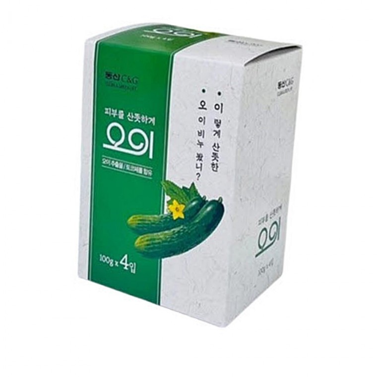 오이비누 100gx4개 클렌징비누 샤워비누 바디비누 - 메인 이미지