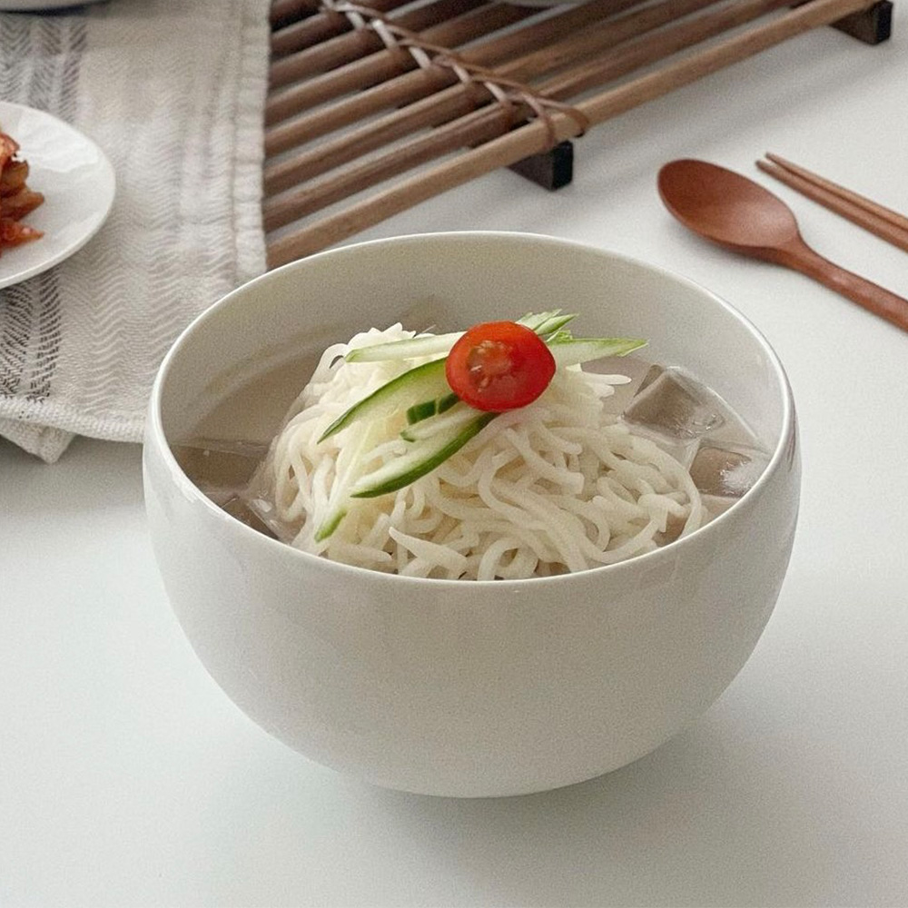 니코트 르블랑 달항아리 둥근 면기 온면기 탕기 떡국그릇 MADE IN JAPAN - 상세 이미지 2