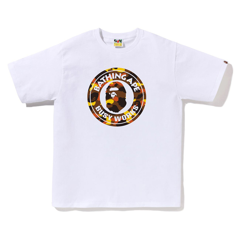 베이프 반팔티 1ST CAMO BUSY WORKS TEE 1L80-110-012 - 상품 이미지