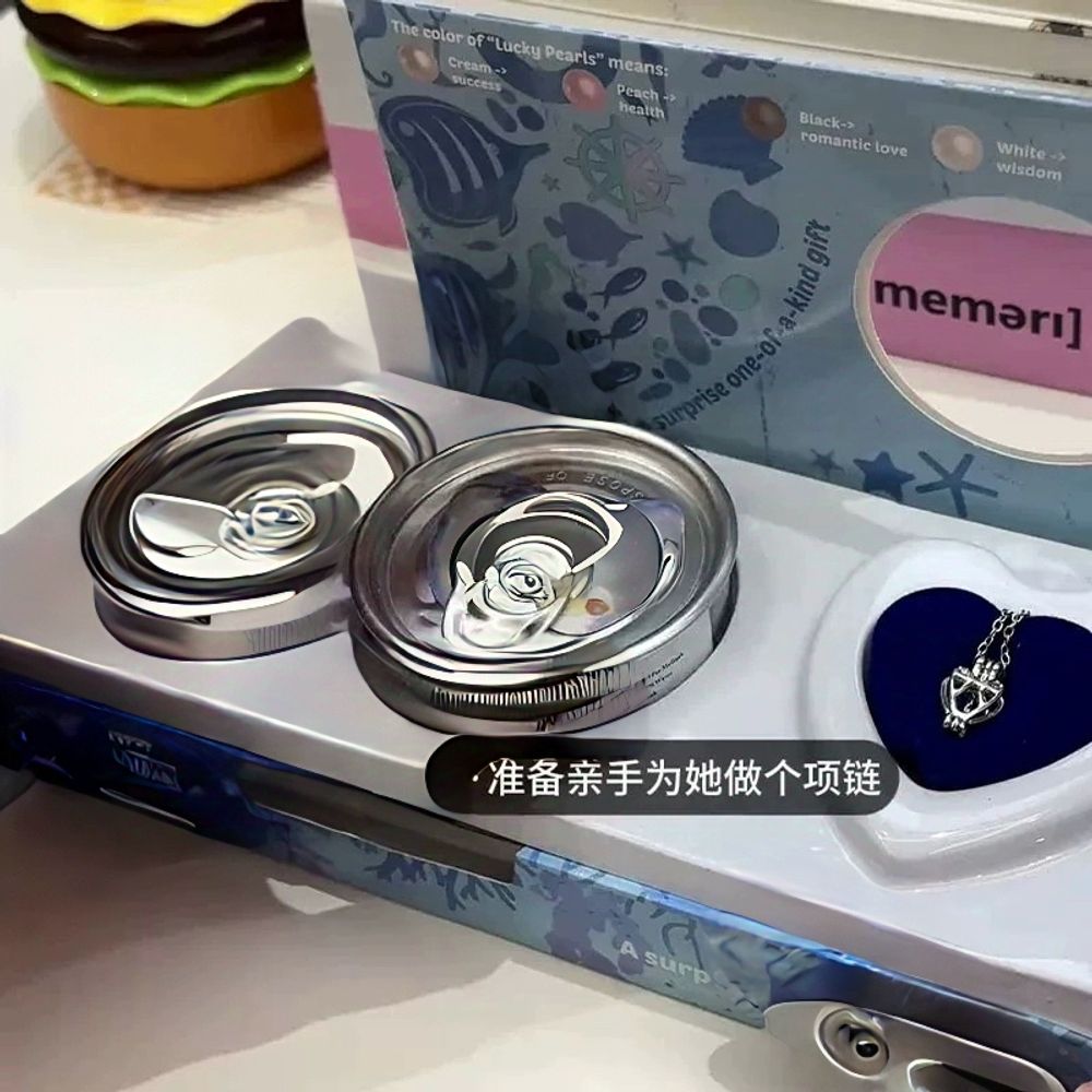 진주조개키트 DIY 나만의 펜던트 체험 팬던트 A. 조개 목걸이는 진주가 달린 목걸이입니다 - 상세 이미지 4