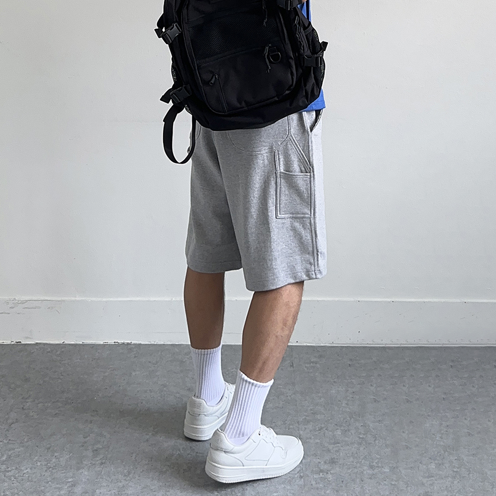 남자반바지 남자버뮤다팬츠 밴딩 트레이닝 카펜더 반바지 - 상품 이미지