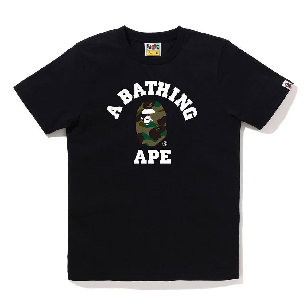 베이프 우먼즈 반팔티 1ST CAMO COLLEGE TEE 1L80-210-011 - 상품 이미지