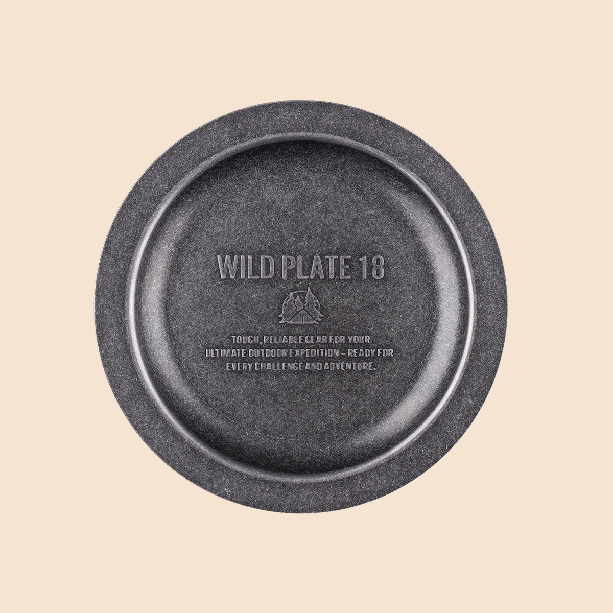 카고컨테이너 플레이트 캠핑 접시 18cm, 와일드 그레인