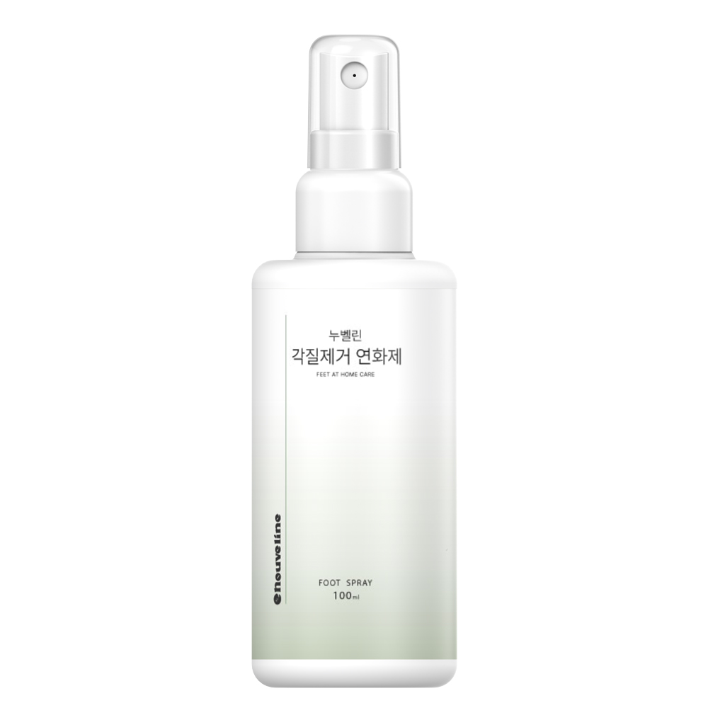 누벨린 만능 발각질제거제  연화제 풋 스프레이 발스크럽 100ml - 상세 이미지 2